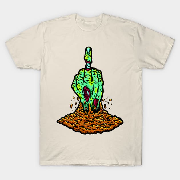 Dead Finger T-Shirt by PD_ToonShop